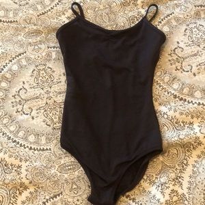 Black ballet leo, size CXS